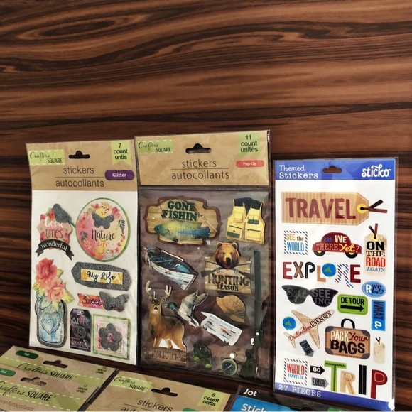 Bundle/Lot 121 Stickers Scrapbooking Bujo Journaling Arts & Crafts Posters Decor - Picture 9 of 16